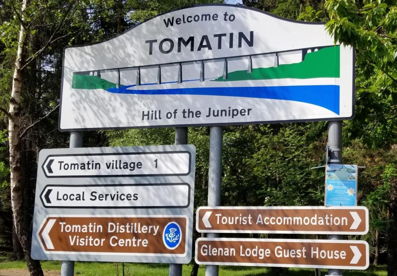 Glenan Lodge Self Catering Tomatin Dış mekan fotoğraf